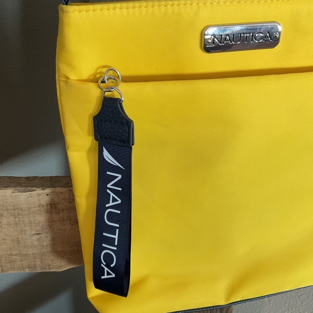 Nautica Vibrant Yellow Crossbody Bag - Picture 2 of 10